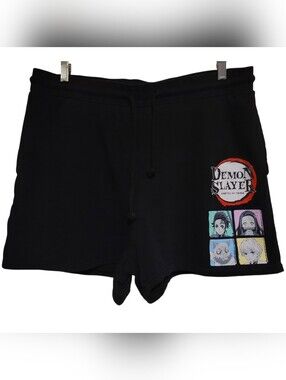 Demon Slayer Black Shorts Womens Size XXL Comfortable, Great Condition